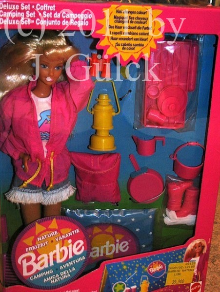 barbie camping fun set