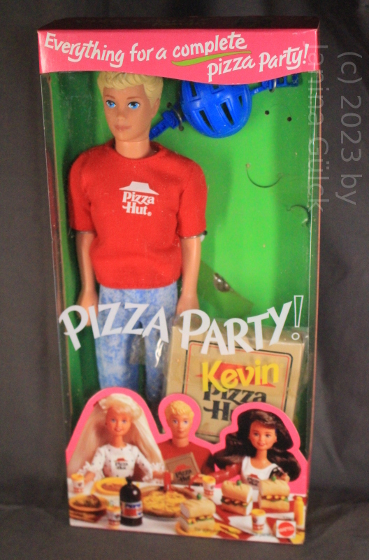 Pizza Party Kevin represents one of a few male teenager dolls from the 1990s to inspire boys maybe to play barbie too
