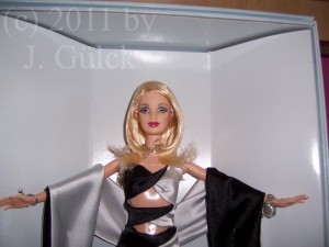 Noir et blanc Barbie doll