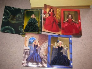 All three Barbie dolls from the Society Style Collection