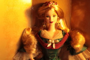 Second Holiday Treasures Barbie doll