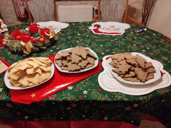 Handmade Christmas cookies