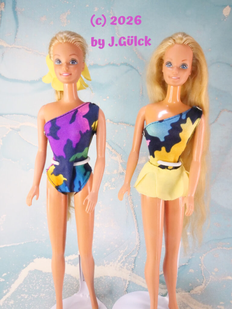 Tropical Barbie US versions Philippines / Malaysia. Malaysia is on the left while Philippines is on the rigth.
